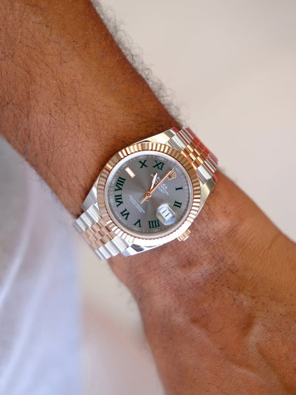 datejust 41 Wimbledon dial