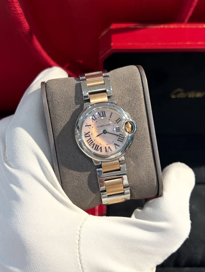 Cartier ballon bleu 28mm