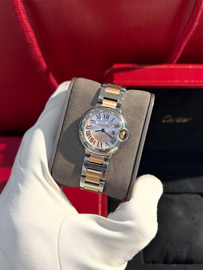 Cartier ballon bleu 28mm